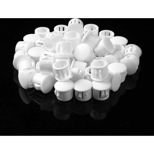 50/200 Dust Plastic Hole Plug Stopper Furniture Panel Hole Covers Press In Flush Mount Locking Cap Chair Table Leg End Cover Pad