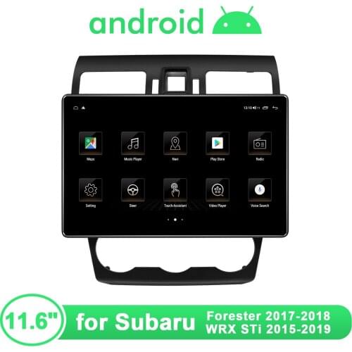 11.6"Autoradio Android 10 Car Radio Stereo 1920*1080 Head Unit For Subaru Forester 2017 2018 WRX STi 2015 2019 Steering Wheel