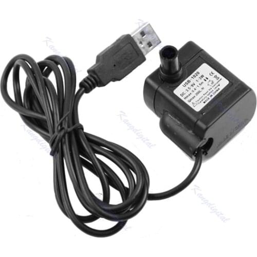 DC 3.5V - 9V 3W USB Submersible Water Pump Aquarium Fish Tank Fountain Pond Pump