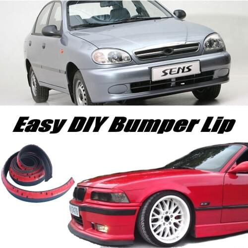 NOVOVISU Bumper Lip Deflector Lips For Daewoo Sens Doninvest Assol Front Spoiler Skirt For Tuning Car View / Body Kit / Strip
