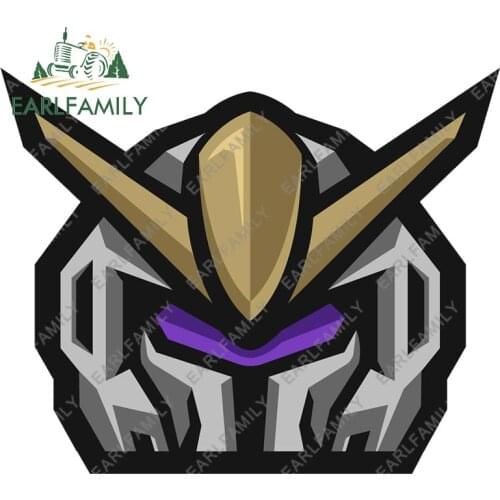 EARLFAMILY 13cm x 10.6cm Cartoon Anime Car Sticker for Gundam Peeker Vinyl Waterproof Decal Window Trunk VAN Car Accessories