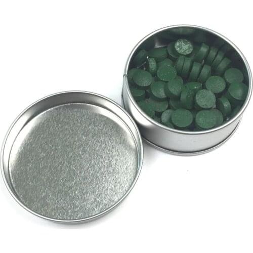 Hotsale 2017 New 50pcs/lot Billiard cue tips 11mm one layer Snooker cue tips in green/grey billiard snooker accessories