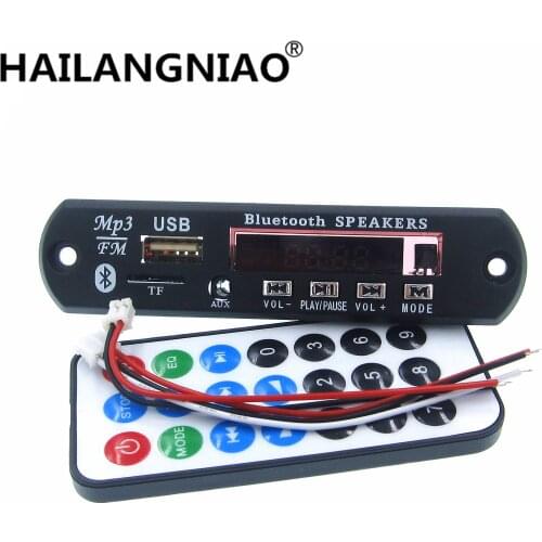 Bluetooth MP3 Decoding Board Module w/ SD Card Slot / USB / FM / Remote Decoding Board Module