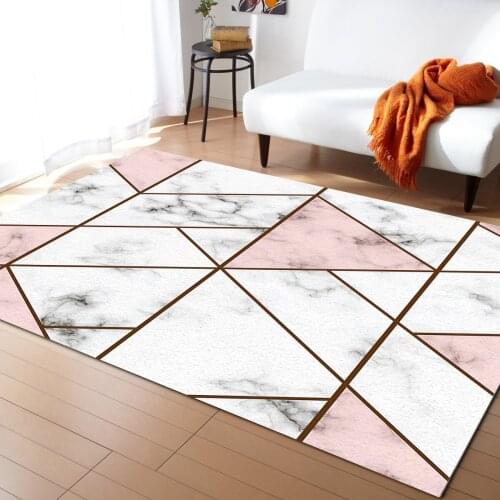 Marble Texture Pattern Carpets for Living Room Bedroom Area Rug Kids Room Play Mat 3D Printed Home Large Carpet