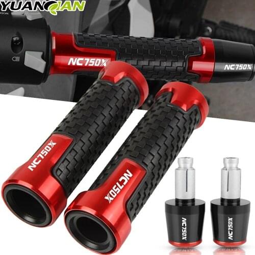 For HONDA NC750X 7/8'' 22mm Motorcycle Handle ends Grips Bar Hand Handlebar End Cap NC 750 X NC750 X 2013-2020 2014 2015 2016 17