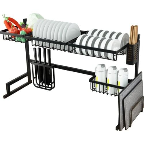 New Stainless Steel Bowl Rack, Drain Rack, Sink, Storage Rack, Kitchen Sink, Storage Rack For Dishes, Chopsticks And Plates