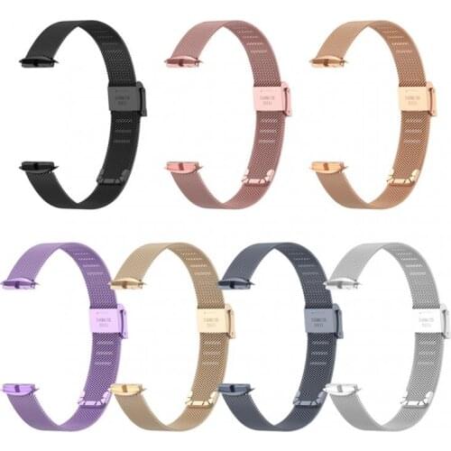 Newest Metal Strap For fitbit Luxe Smart Band Bracelet Stainless Straps For fitbit Luxe Wristband Accessories Dropshipping