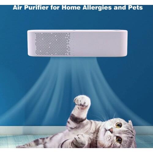 Pet Air Purifier Air Cleaner Pet Intelligent Deodorizer Eliminates Allergens Odors Dust Pet Dander for Home Allergies and Pets