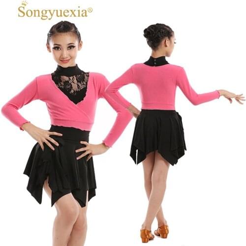 Autumn and winter new childrens Dance Dress shawl long sleeve suit jacket ballet Wool Sweater Girl