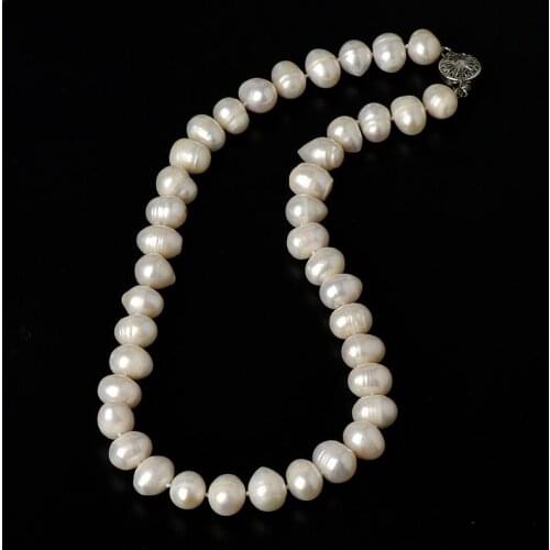 Pearl Jewelry Choker Necklace Natural Freshwater Pearl Necklace Jewelry Pearl Choker Necklaces For Women Gift Wholesale 9-10mm