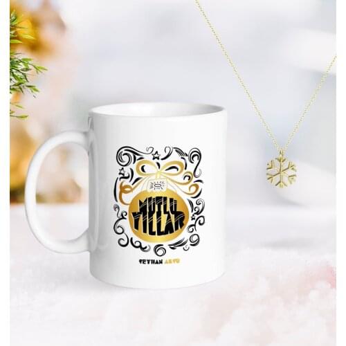 Personalized Christmas Happy Birthday Mug and Snow Them Necklace-9