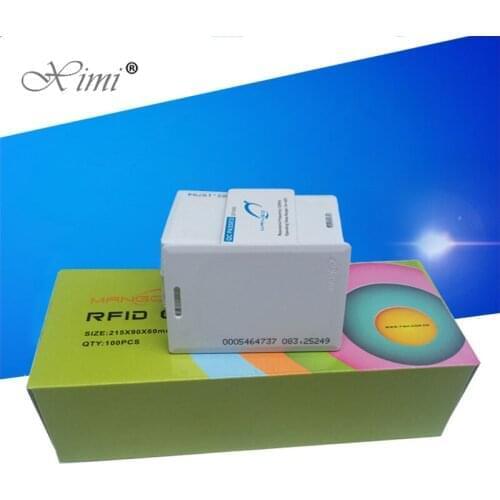 125KHZ / 13.56MHZ RFID Card Smart Proximity Card For Access Control And Time Attendance System TK4100/TKS50 chip ID / IC card