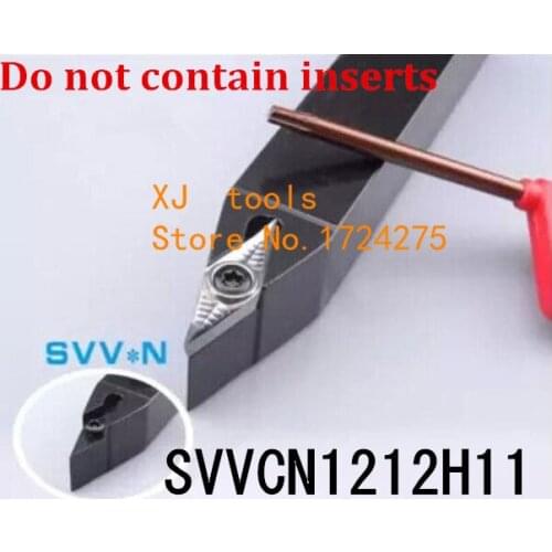 SVVCN1212H11/ SVVCN1010H11 Toolholder CNC turning tool holder, 72.5 degrees External turning tools, Lathe cutting tools