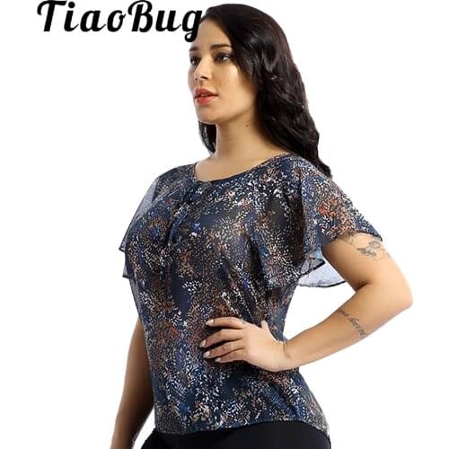 Блузки с принтом TiaoBug China At AliExpress