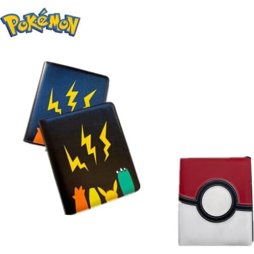 TOMY Pokemon Anime Binder Cards Collectors Album Game Card Portable Storage Case Top Loaded List Toy Gift Protection Anime Card