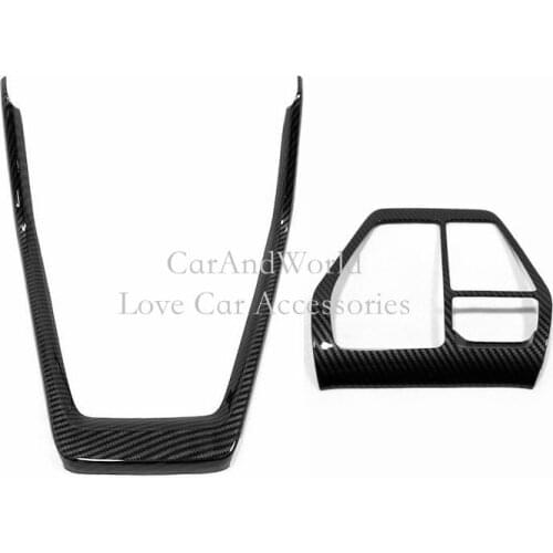 Three Color Chrome Gearbox Console Gear Shift Panel Cover Trims For 2019 2020 Toyota RAV4 Car Interior Decoration Accessories