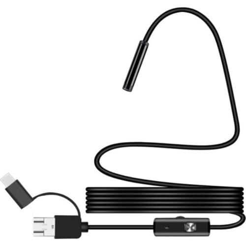 TYPE C USB 3In1 Endoscope Camera for Cars Flexible Hard Camera Endoscope Camera for Android Smartphone PC Endoscopio Endoskop