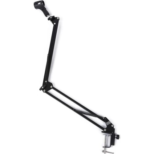Broadcast Studio miniphone Mic Suspension Boom Scissor Arm Stand Recording