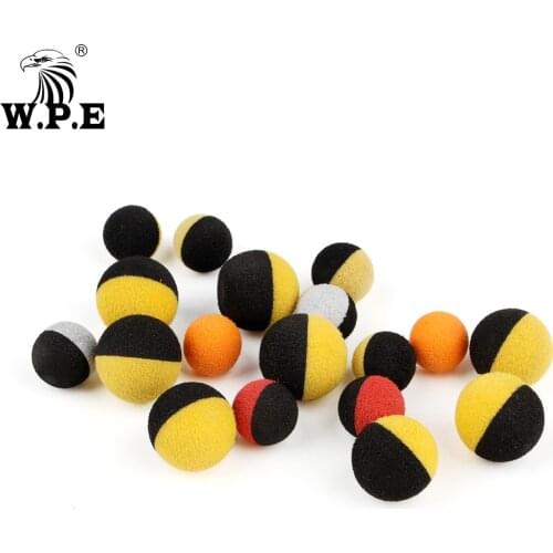 W.P.E Carp Fishing EVA Foam Artificial Bait Fish Lure Pop Up Boilies Carp Fishing Bait Floating Ball Hair Rig Feeders