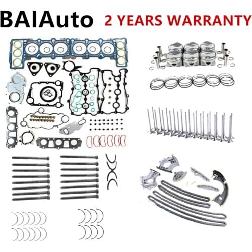 06E105561A 06E103149AG V6 3.0T NEW Engine Rebuilding&Piston/Piston Rings Set For VW Touareg Audi A4 A5 S5 A6 A8 Q7 06E103483Q