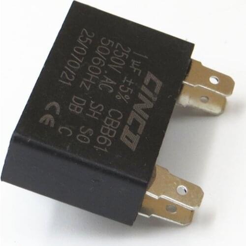 1uF 250V CBB61 Motor Run Capacitor Ceiling motor Fan Start AC SH exhaust ventilating Air Conditioner Capacitor 250VAC 1mf 1mfd