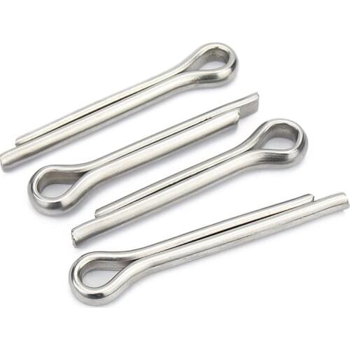 10/50pcs Steel U Shape Type Spring Cotter Split Hair Pin M1.5 M2 M2.5 M3 M4 M5 M6 Clip Clamp Tractor Open Elastic Pin for Car