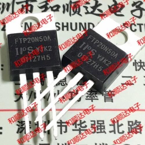 10pcs/lot FTP20N50A New Spot TO-220 500V 20A