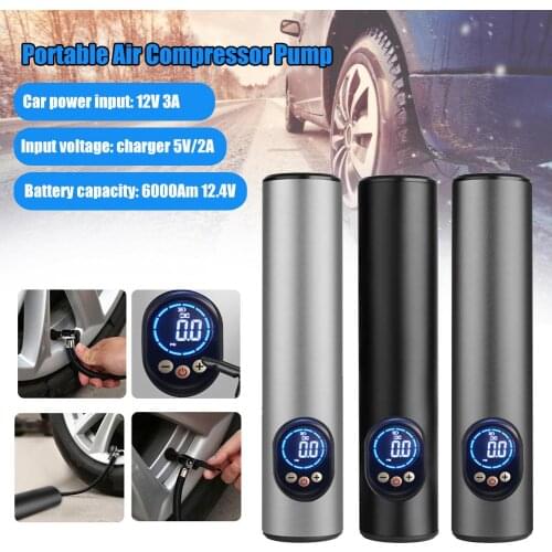 2020 Upgraded 150PSI Car Motorcycle Bicycle Air Compressor LCD Digital Cordless Handheld Inflatable Air Pump Tyre Inflator