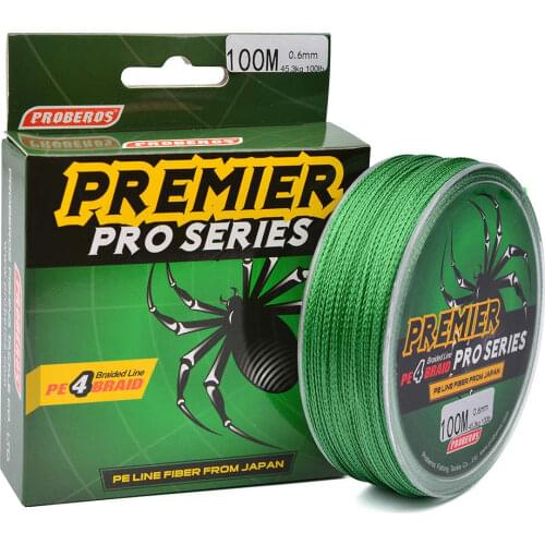 4 ipliklerini/100M Winter fishing super strong braided silk fishing line6-100LB 0.4-10.0 PE fish line lure fishing accessories