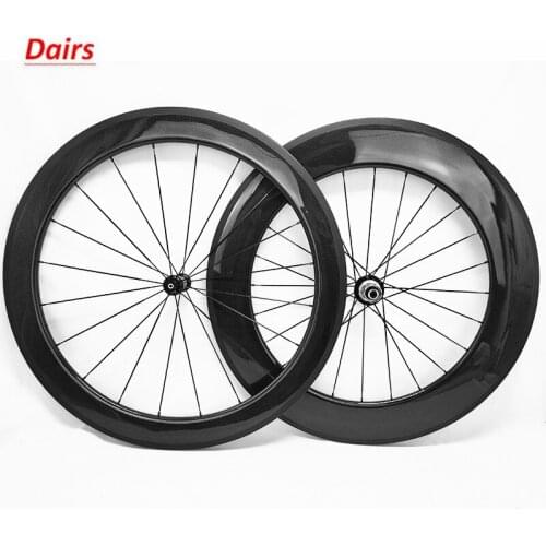 700c carbon road wheels front 60mm rear 88mm clincher bike road wheels powerway R36 hubs bicycle wheels 20/24H G3