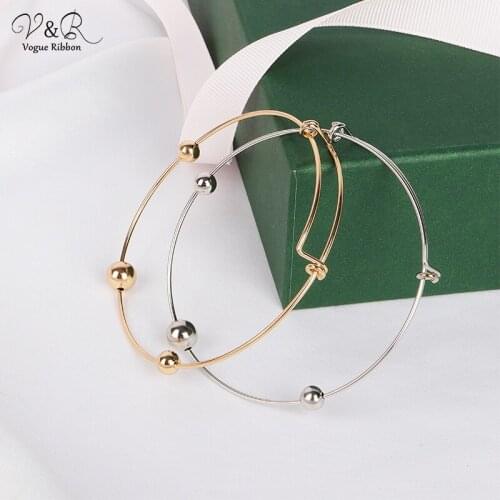 2020 Diy Hand Made Jewelry Accessories Gold Silver Diy Bracelet Accessories Charms Materials For Making Adjustable Bracelet