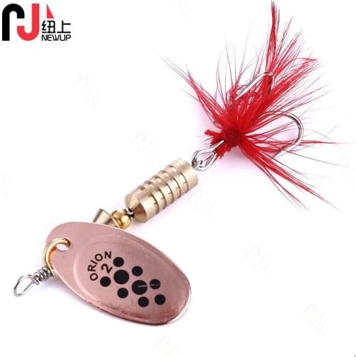 NEWUP 1pcs 5.3g 65mm Metal spinner spoon Jigging Fishing Lure Isca Artificial Sequins Pesca wobbler Hard bait For Fishing tackle