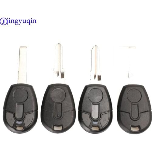 Jingyuqin Remote Car Key Shell Case For Fiat Transponder Car Key Shell Blank Case Cover No Chip Fob
