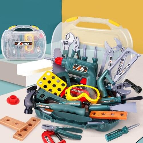 Children Simulation Repair Tool Set Plastic Pretend Play Screwdriver Disassembly Game Learning Educational Toys For Boys Gifts