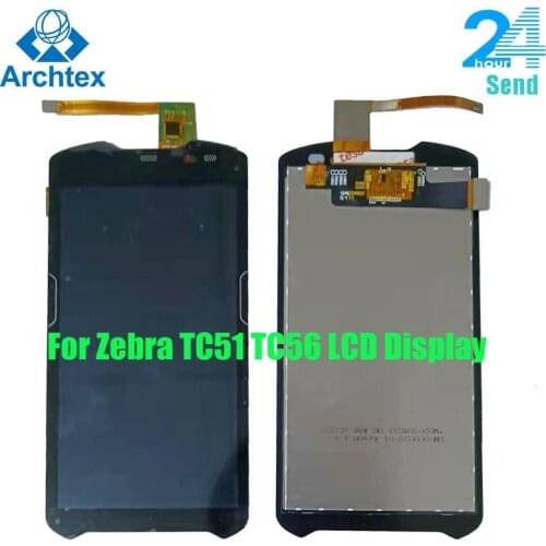 For Zebra TC51 TC56 LCD Display +Touch Screen Digitizer Assembly Replacement PDA in stock