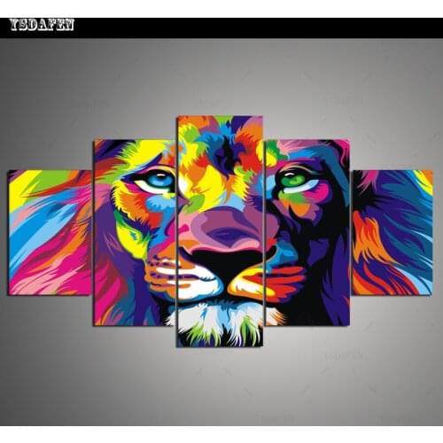 HD Printed Painting Canvas Printing Lion painting Room decor print poster picture canvas Framed Art HG-131