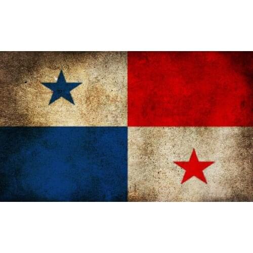 KAFNIK,Custom panama do the old Flag Retro National Flag 14*21cm/30*45cm/60*90cm(2*3ft)/90*150cm for home Decorative