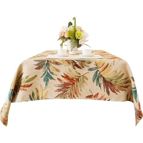 Keepmore Jacquard Tablecloths On The Table
