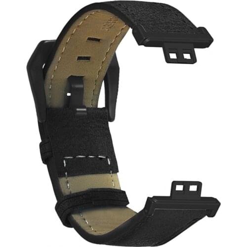 HOT SALES!!! Handmade Retro Texture Watch Strap Wristband Replacement for HUAWEI Watch Fit