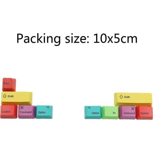 Mac/WIN Mechanical Keyboard Keycaps OEM Profile PBT CMYK Modifiers 10 Key Keycap