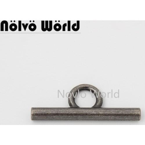 10-50pcs old silver color 37*5mm 7mm inner diameter 1/4" Inch metal OT buckle for shouldbag bags chain buckle purse hardware
