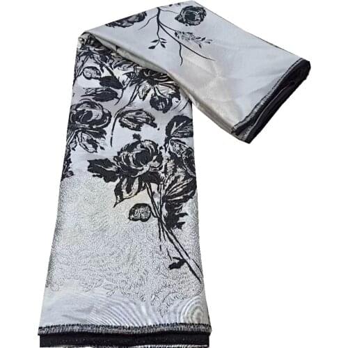 Fashion African Brocade Fabric French Jacquard Lace Clot Nigerian Flower Garment Material DIY Patchwork For Sewing Dress DJO6