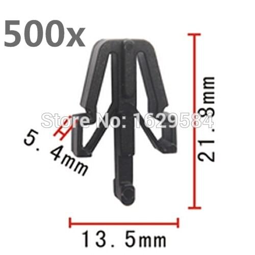 Set of 500x Nylon For 4Runner Auto car Grill Clips Retainer 90467-13011, MB153825, 8942180270, B092-50-715