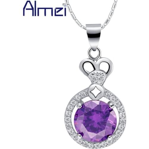 2017 Newest Necklaces Women Bijuterias Pendant Crystal for Girls Women Summer Dress Feminino Corrente De Prata Pingente N1098