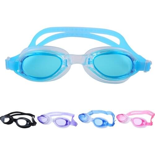 Swim Goggles No Leaking Plating Waterproof Anti-Fog UV Protection Swimming Glasses with Protection Case for Junior Men Womens