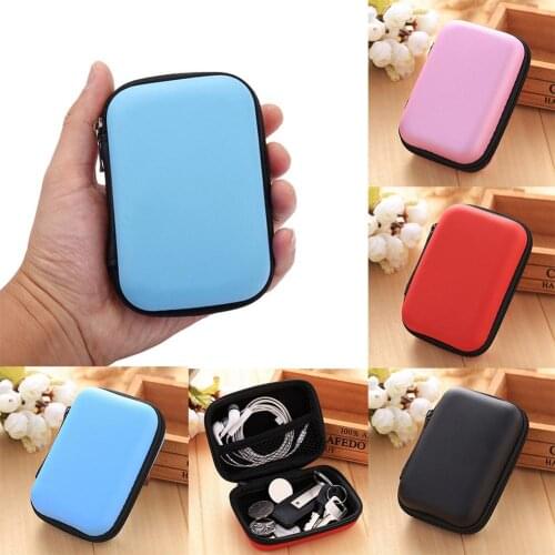 Earphone Wire Organizer Box Data Line Cables Storage Box Case Container Headphone Travel Case Organizer Storage Bag Mini Pouch