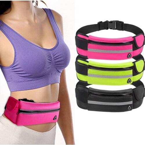 Unisex Waist Bag Fanny Pack Belt Money For Running Jogging Cycling Phones Sport Running Waterproof Belt Waist Bag