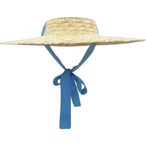 Wheat Straw Wide Brim Sun Hat with String Stylish Summer Ladies Beach Sunhat Sunshine Protection Large Big Womens Hats