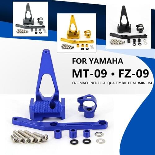 Motorcycle Steering Stabilize Damper Bracket Mounting kit Anti-vibration support for MT09 MT-09 MT 09 FZ09 FZ 09 FZ-09 2013-2019