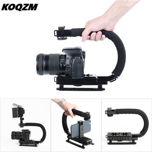 Universal Video Handheld Stabilizer C Shaped Holder Grip For DSLR For Camera Light Portable SLR Steadicam for Gopro Accessories